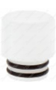 Дриптип 510 POM короткий белый