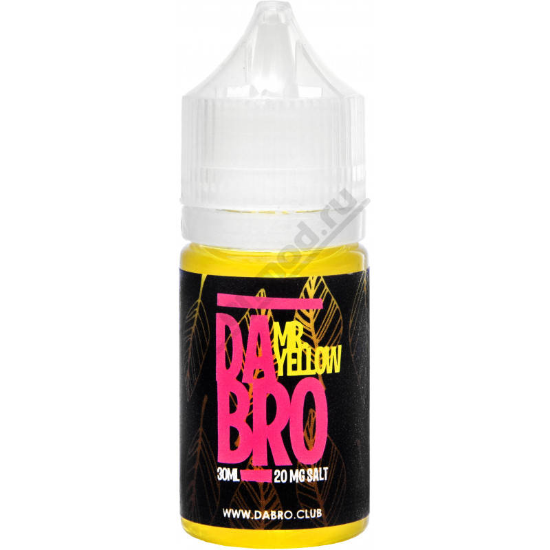 Фото и внешний вид — DA:BRO SALT - Mr. Yellow 30мл