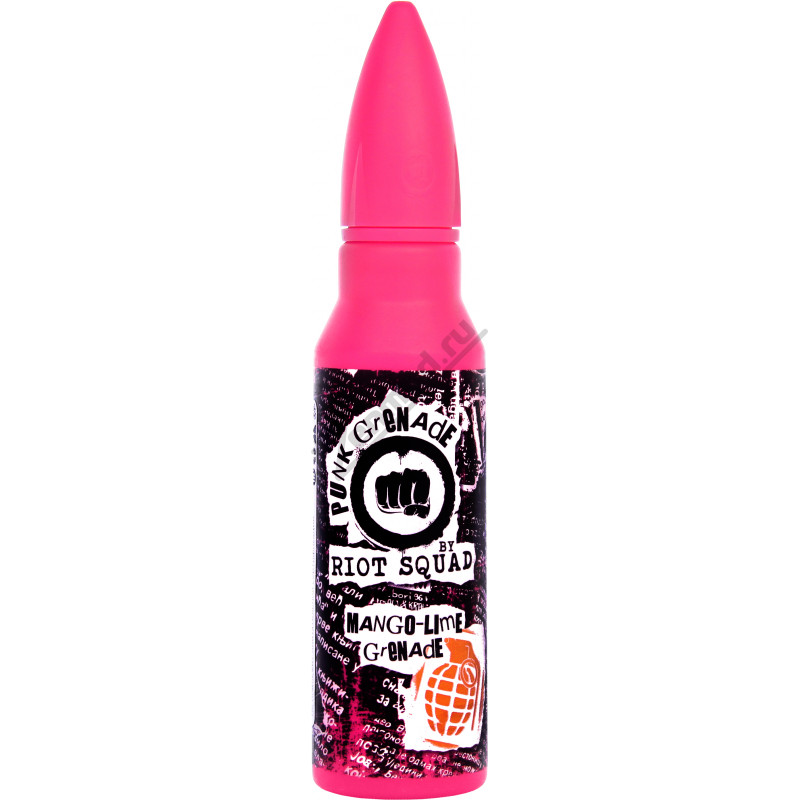 Фото и внешний вид — RIOT SQUAD PUNK GRENADE - Mango Lime 60мл