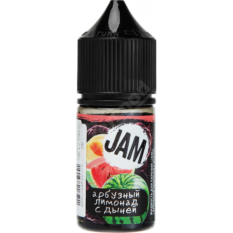 Фото и внешний вид — JAM SALT - Арбузный Лимонад с Дыней 30мл