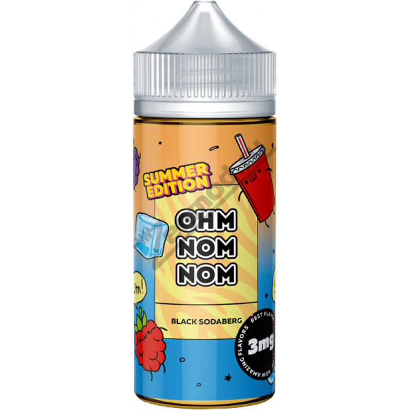 Фото и внешний вид — OHM NOM NOM SUMMER - Black Sodaberg 120мл