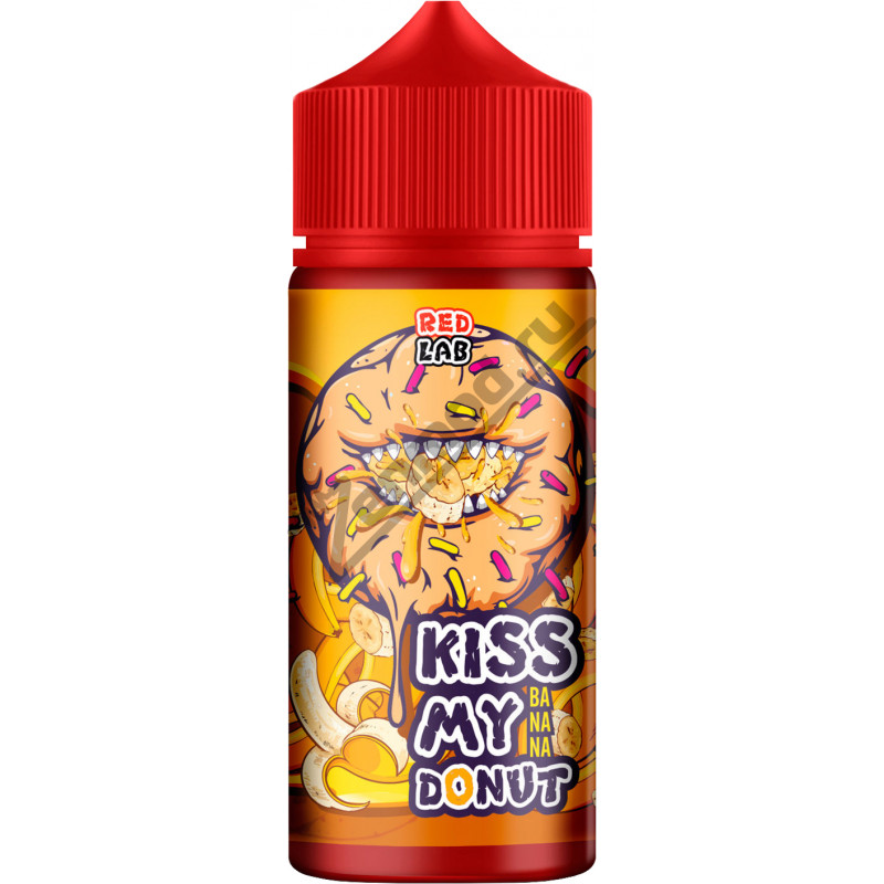 Фото и внешний вид — RedLab KISS MY DONUTS - Banana 100мл
