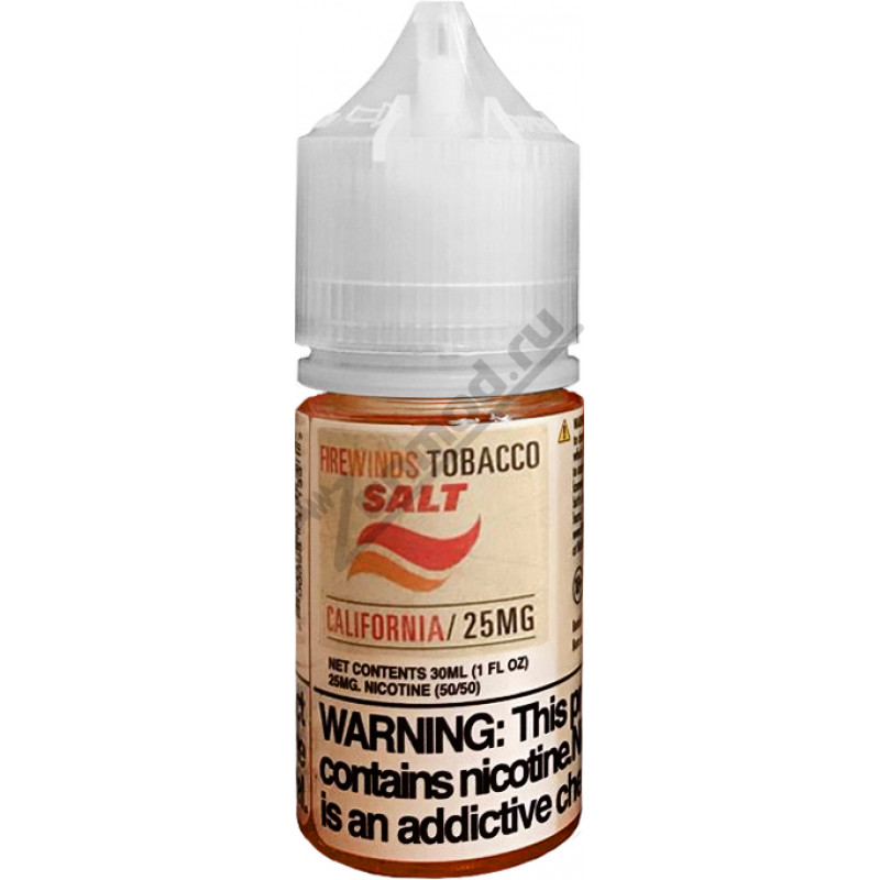 Фото и внешний вид — Firewinds Tobacco SALT - California 30мл